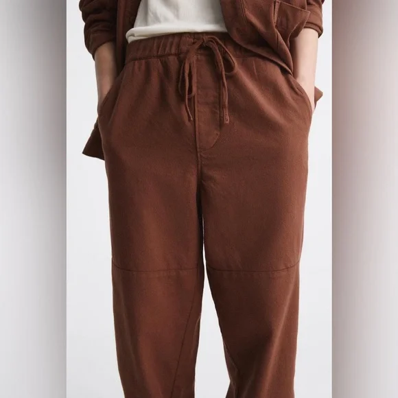 Zara Loose-Cut Cotton Trousers